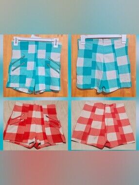 BUNDLE CONNECTION 18 FASHION GREEN AND PINK GIRL SHORT